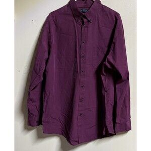 Roundree & Yorke Trademark Mens Dress Shirt Size 2XT Red blue Checkered Pocket